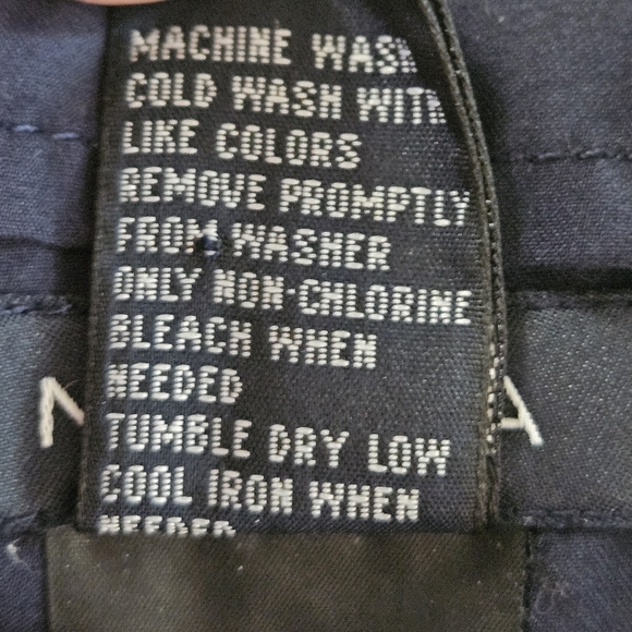 Nautica Navy Blue yellow lined Board Shorts Swim Trunks drawstring Mens size L - Picture 11 of 15